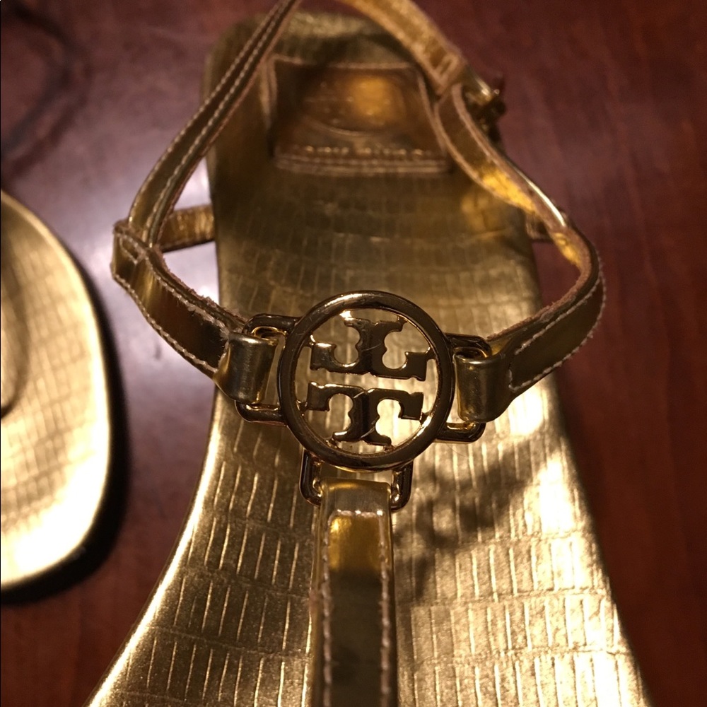 Tory Burch Women’s 10 Gold Worn Once